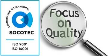 Certifications ISO 9001 & 14001 : v2015    Ensure Quality even in times of crisis!